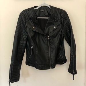 Vegan leather jacket